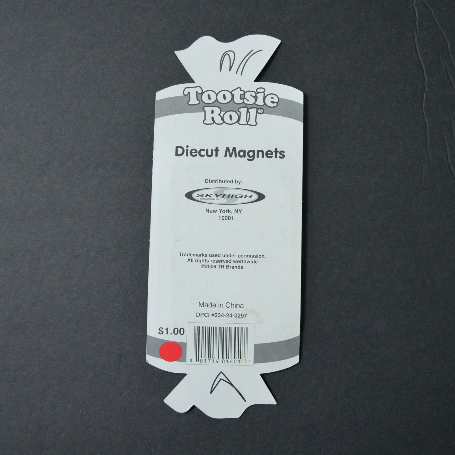 2006 Tootsie Roll Diecut Magnets Set of 4