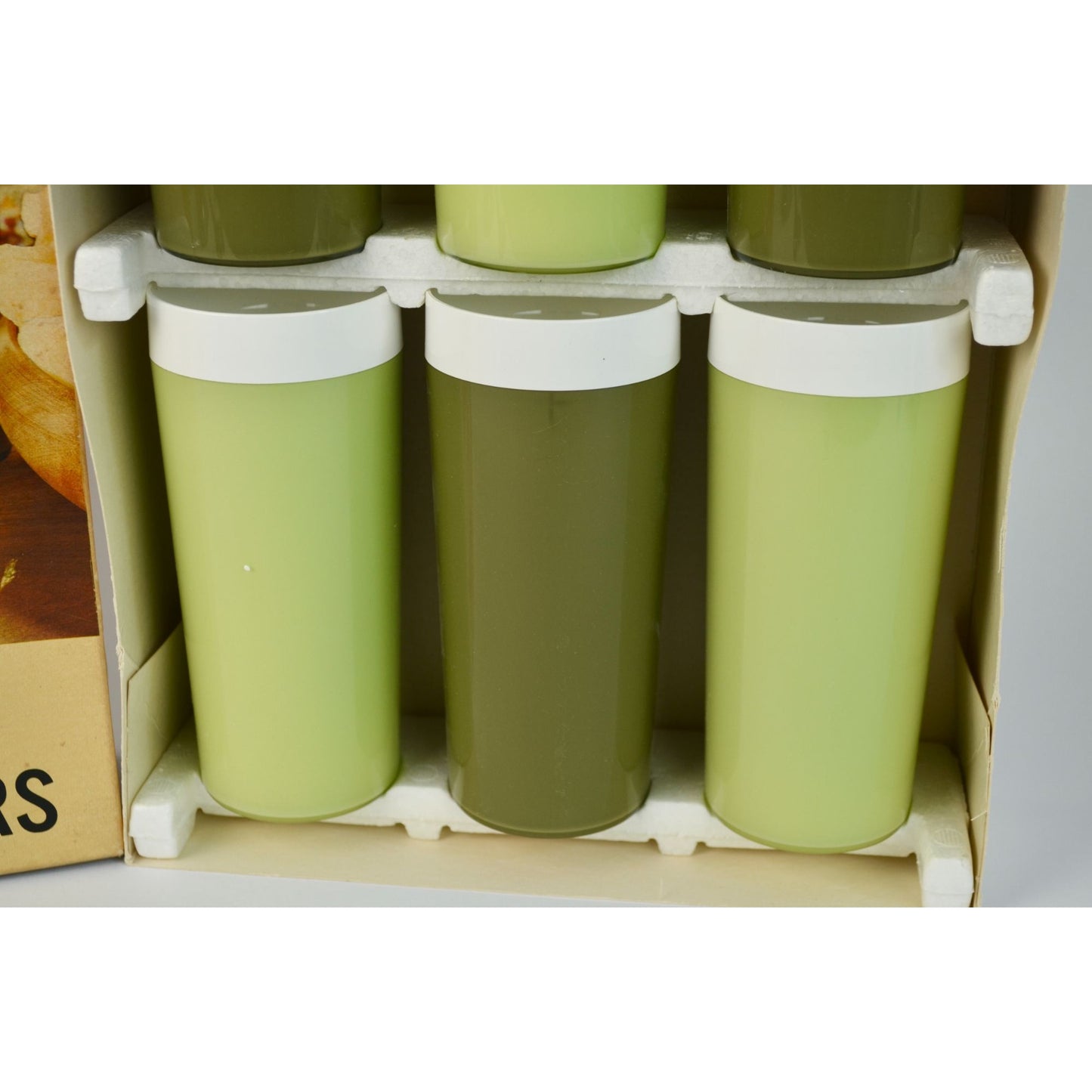 Therma Serv Sea Mist Vintage Insulated Tumblers Box NOS Set of 6