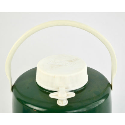 Vintage Coleman Green Metal Plastic Cooler Beverage 1 Gallon