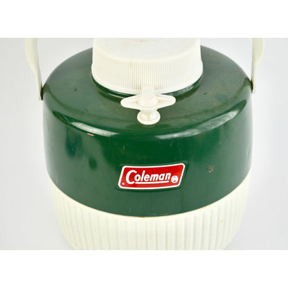 Vintage Coleman Green Metal Plastic Cooler Beverage 1 Gallon