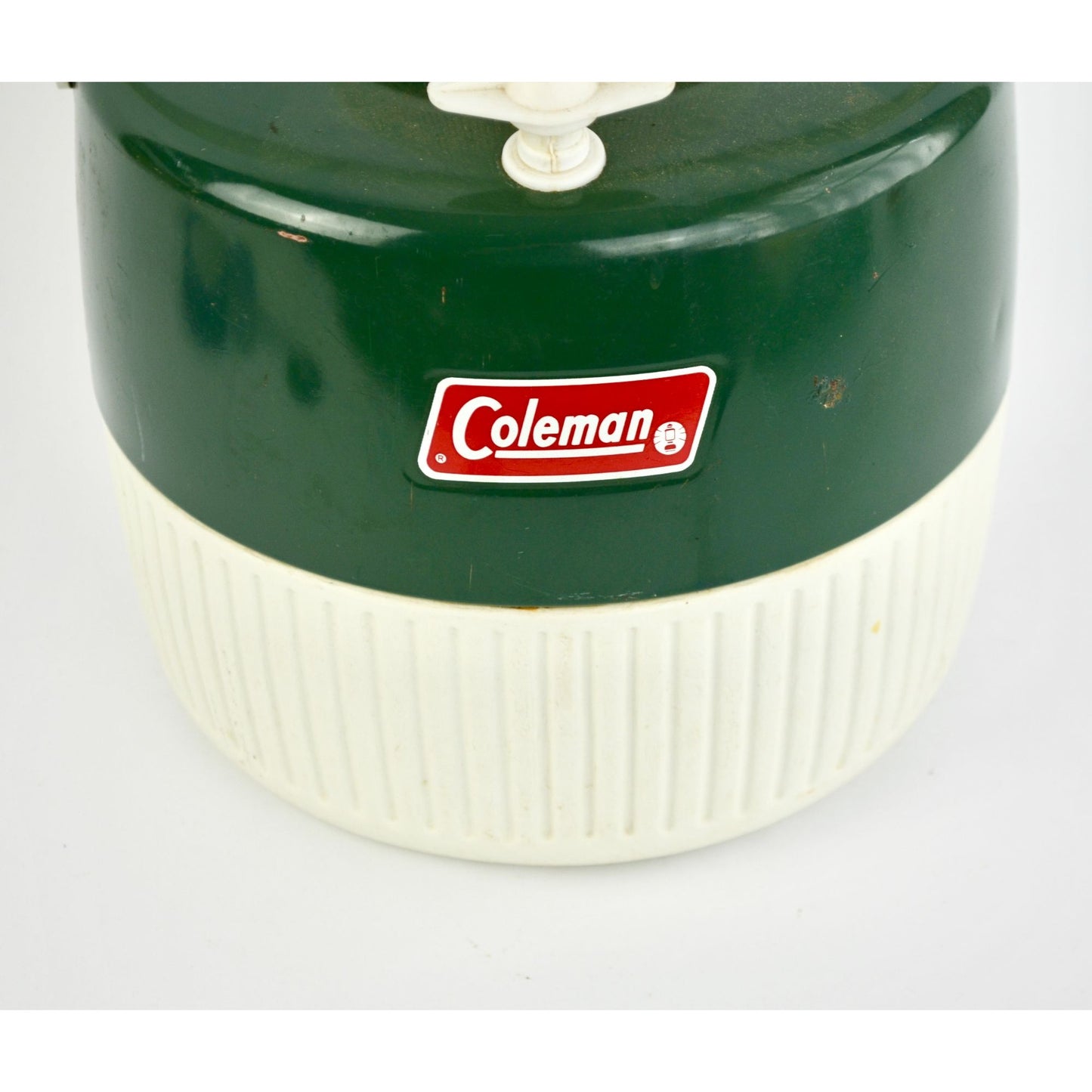 Vintage Coleman Green Metal Plastic Cooler Beverage 1 Gallon