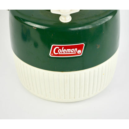 Vintage Coleman Green Metal Plastic Cooler Beverage 1 Gallon