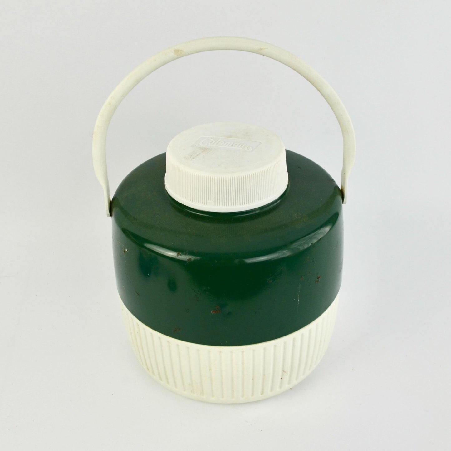 Vintage Coleman Green Metal Plastic Cooler Beverage 1 Gallon