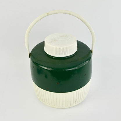 Vintage Coleman Green Metal Plastic Cooler Beverage 1 Gallon