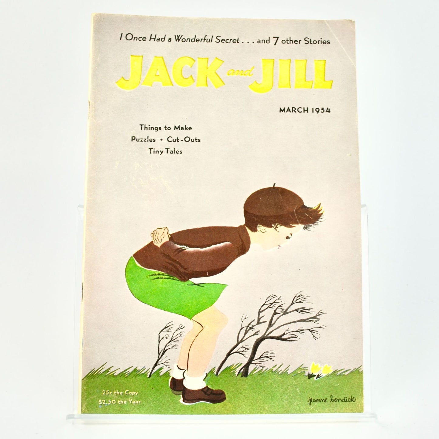 Jack and Jill Magazine March 1954 Boy