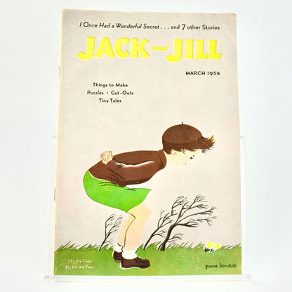 Jack and Jill Magazine March 1954 Boy