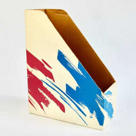 Neat Ideas Magazine File Cardboard Vintage Brushstroke