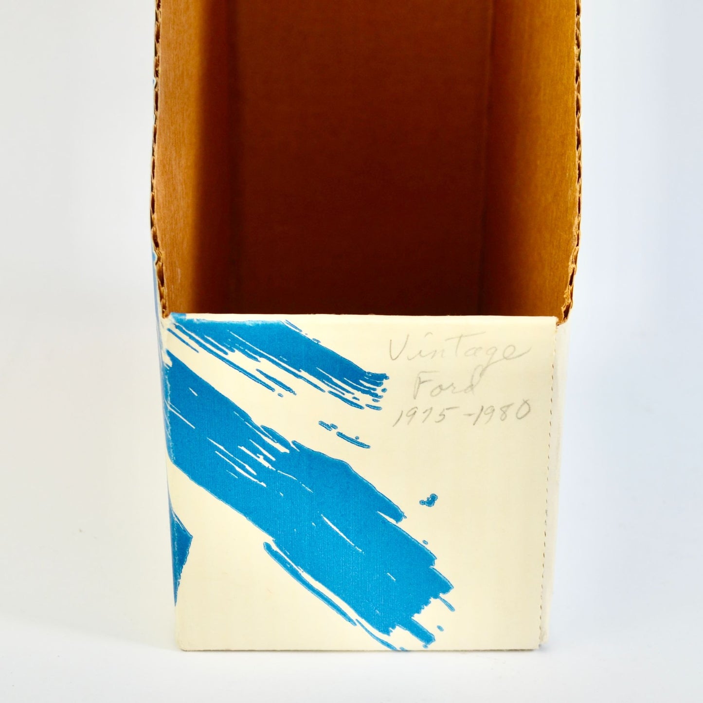 Neat Ideas Magazine File Cardboard Vintage Brushstroke