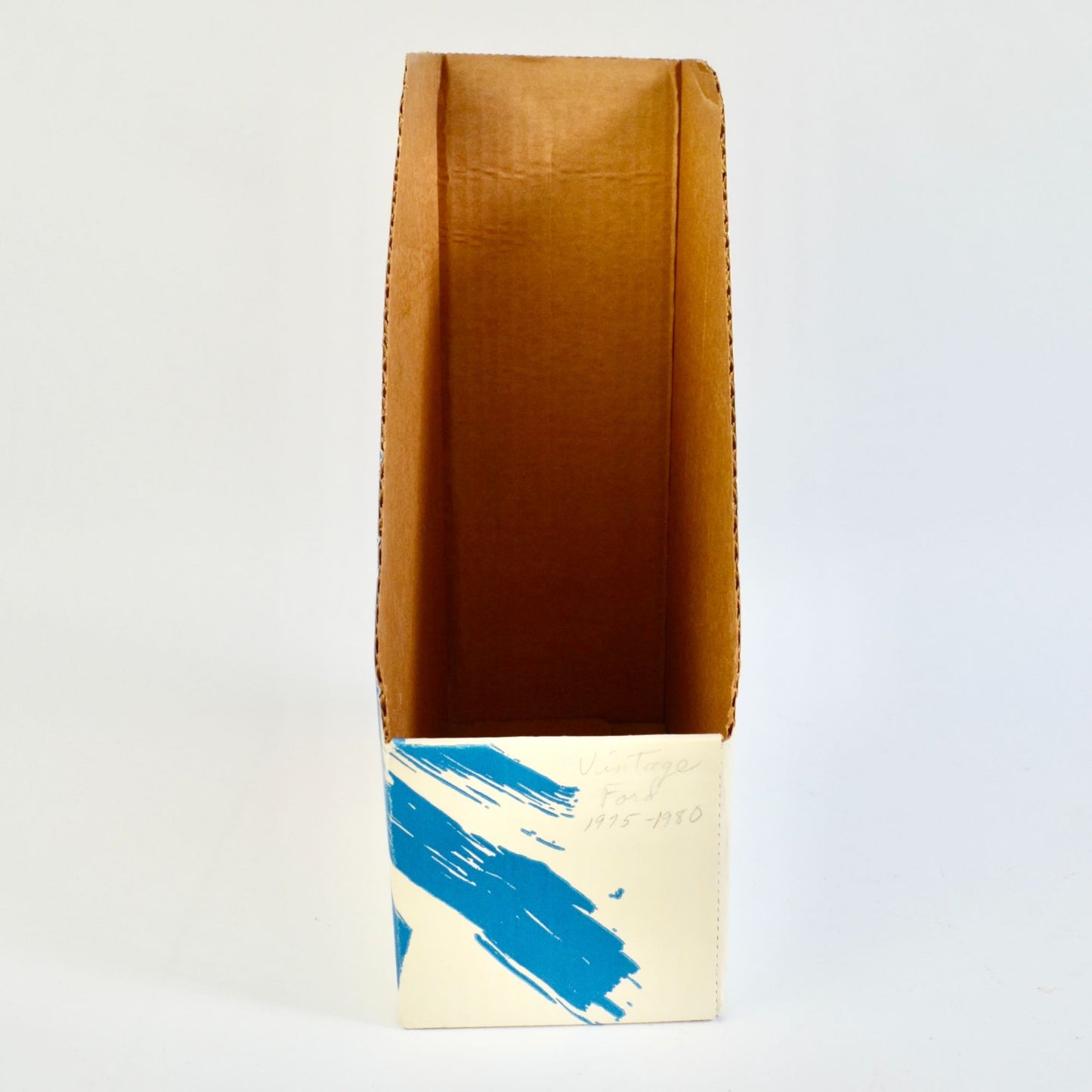 Neat Ideas Magazine File Cardboard Vintage Brushstroke