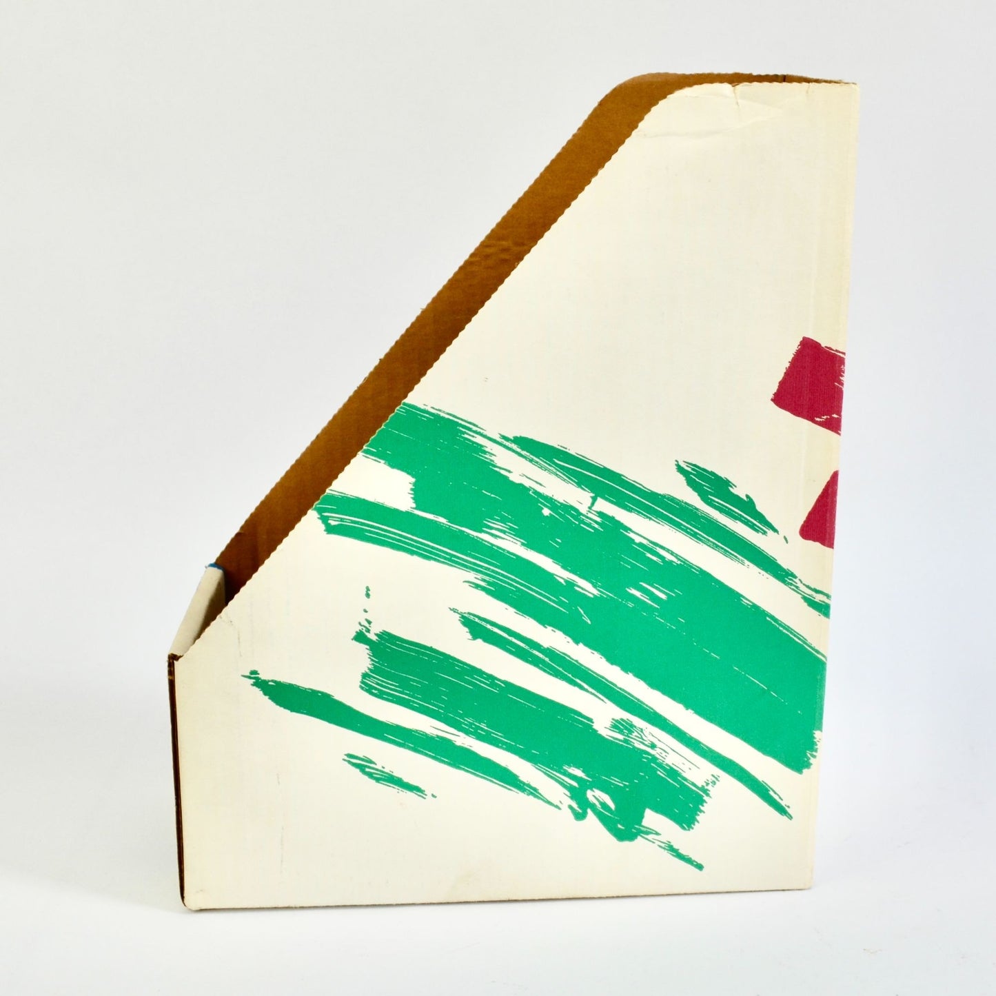 Neat Ideas Magazine File Cardboard Vintage Brushstroke
