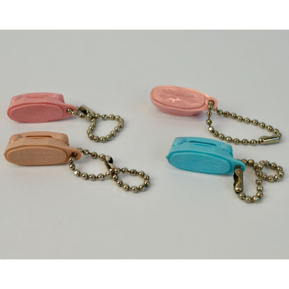 Vintage Princess Phone Keychains Lot of 4 Pink Cream Blue