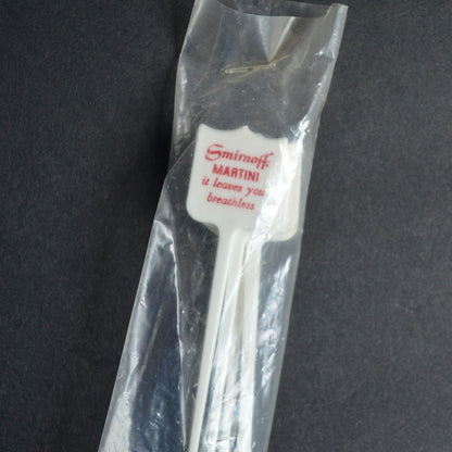Smirnoff Martini It Leaves You Breathless Set of 5 Swizzle Sticks