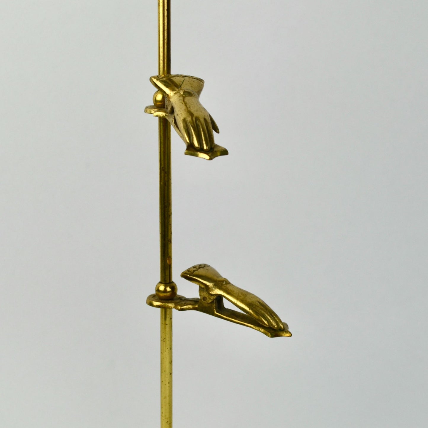 Vintage Brass Glove Clip Display Stand Jewelry Holder Hand Shaped letters photos