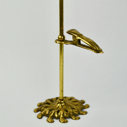 Vintage Brass Glove Clip Display Stand Jewelry Holder Hand Shaped letters photos
