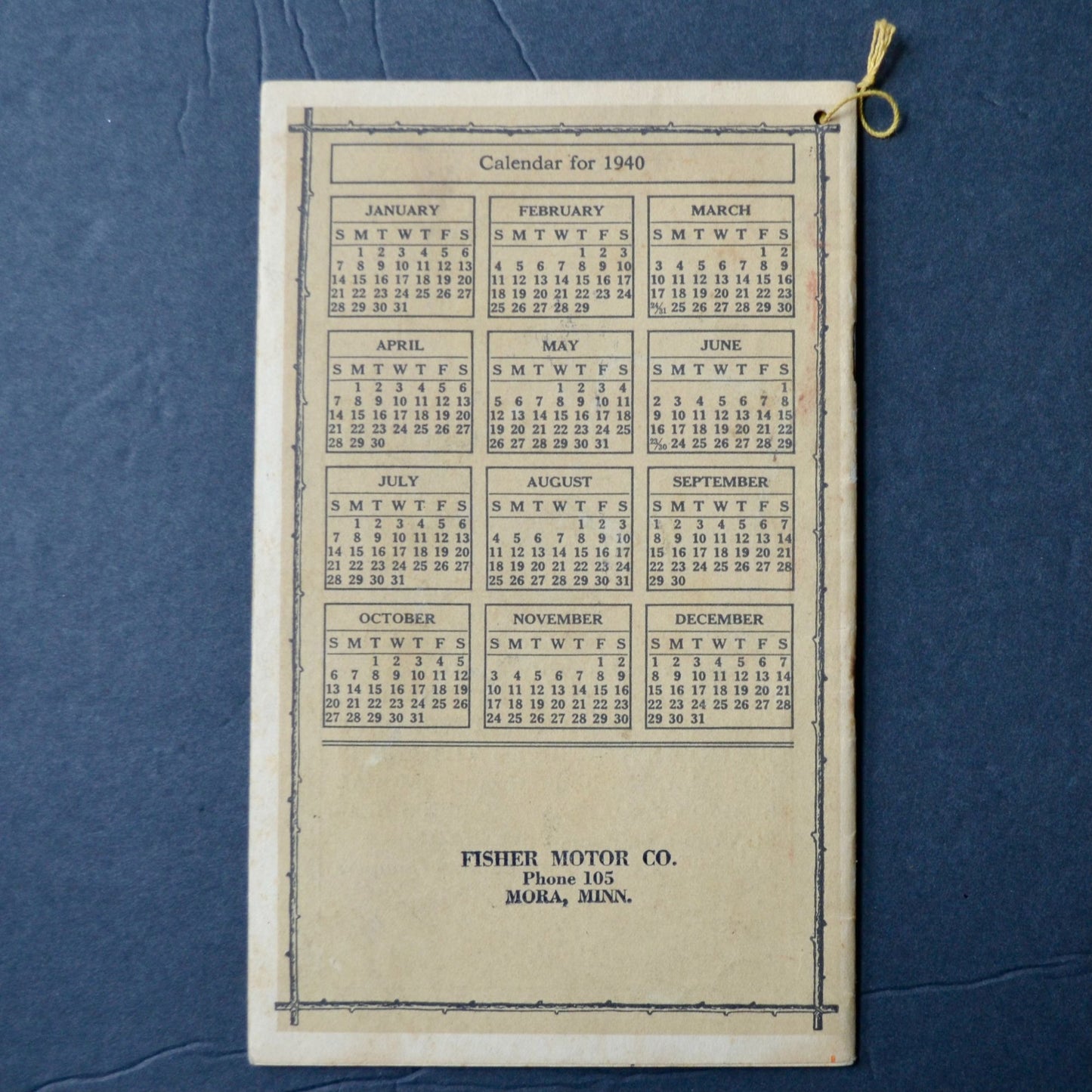 Ford Home Almanac and Facts 1940 Vintage Book