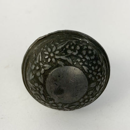 Antique Drawer Pull Cabinet Knob Flintlock Pistol Butt Cap? Heavy - 3.5 oz