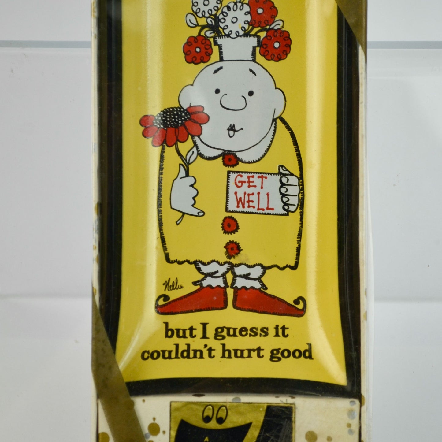 Houze Art Trinket Dish NEW NOS Get Well