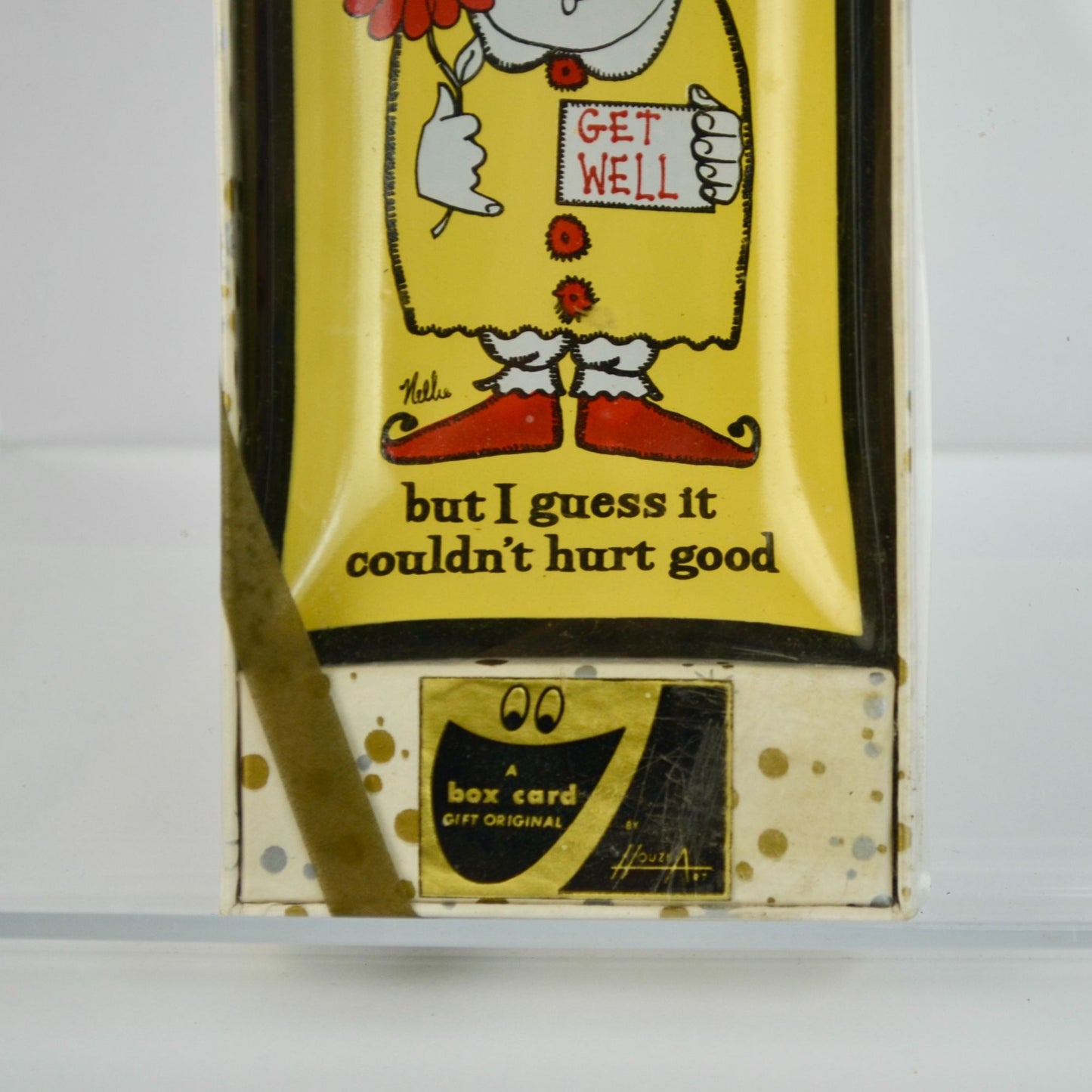 Houze Art Trinket Dish NEW NOS Get Well