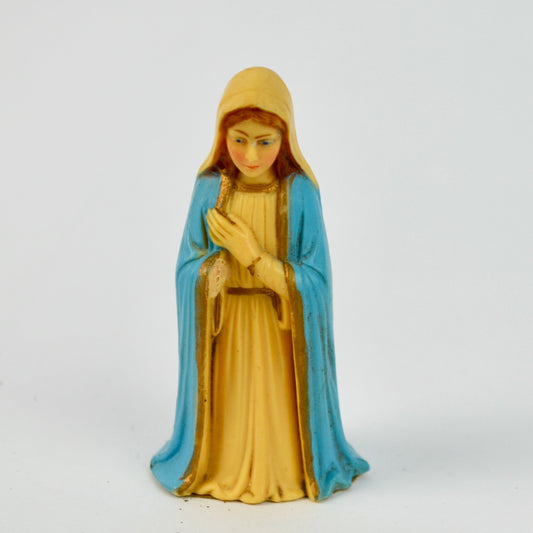 Vintage Mary Nativity Replacement Piece Plastic ART Plastics Hong Kong