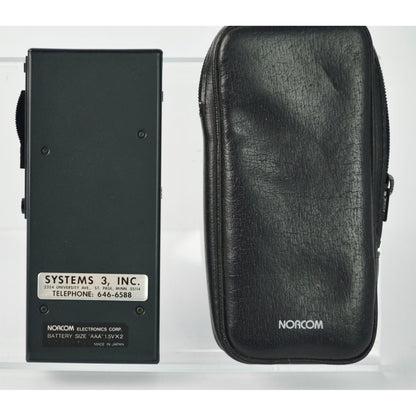 Norcom 2500 Dictaphone Cassette Recorder with Case WORKING