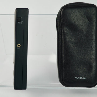 Norcom 2500 Dictaphone Cassette Recorder with Case WORKING