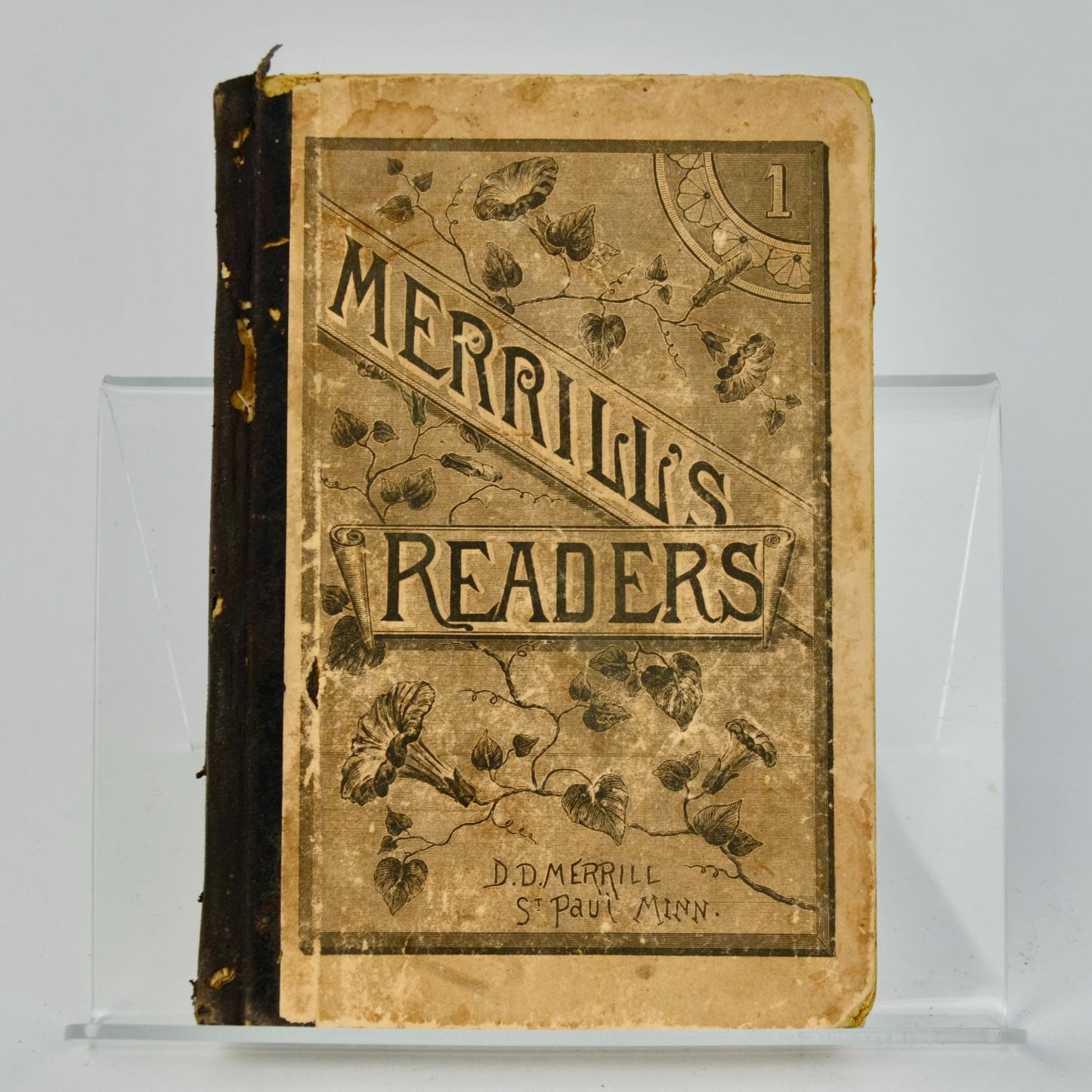 Merrill's Readers First 1st 1886 Antique St. Paul Minnesota