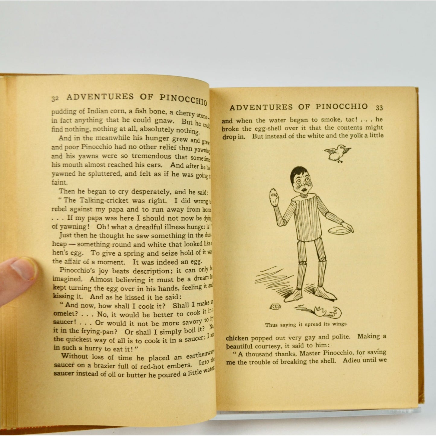 Pinocchio C. Collodi McKay Antique Book Hardcover