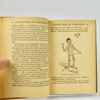 Pinocchio C. Collodi McKay Antique Book Hardcover