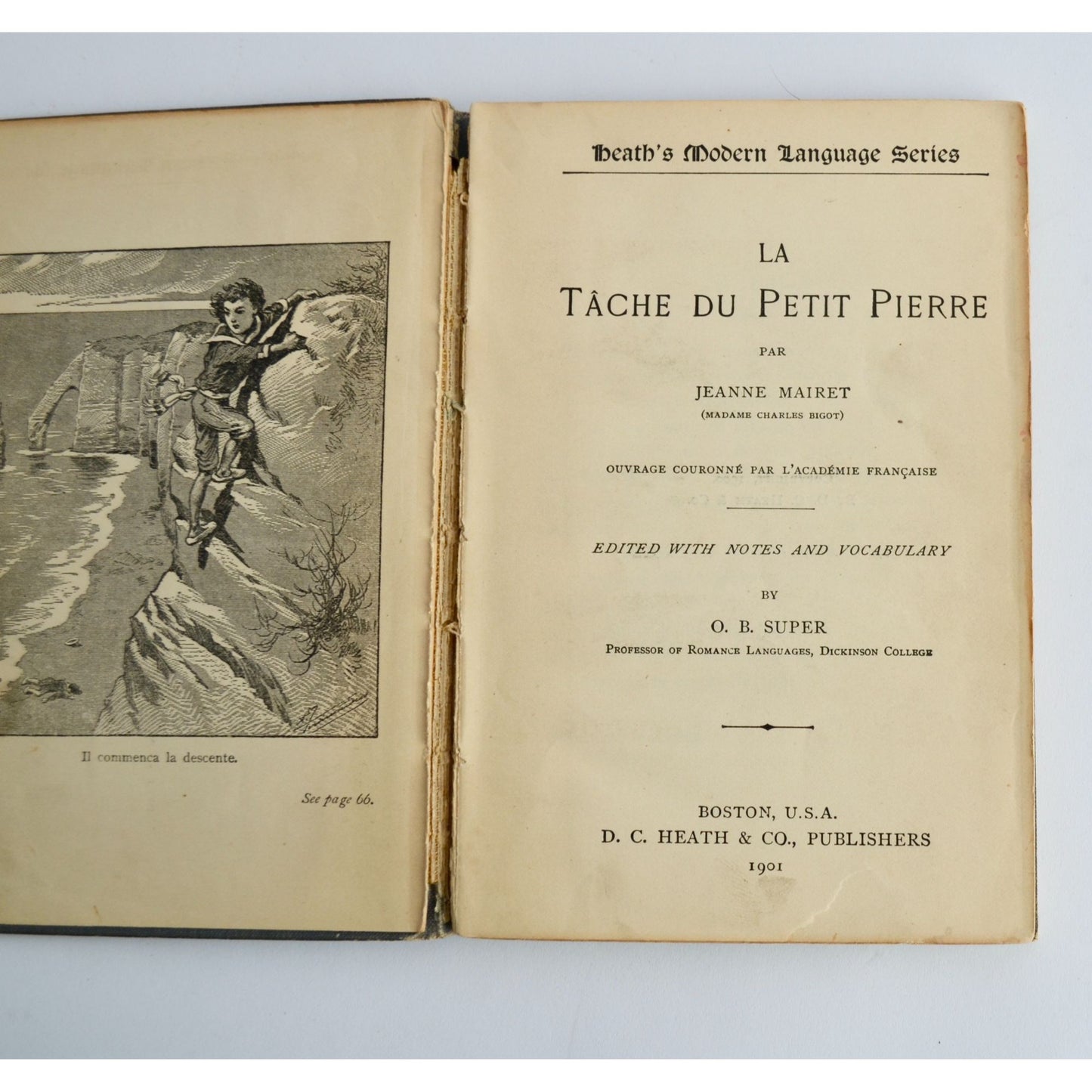 La Tache du Petit Pierre Jeanne Mairet 1901 Antique Book