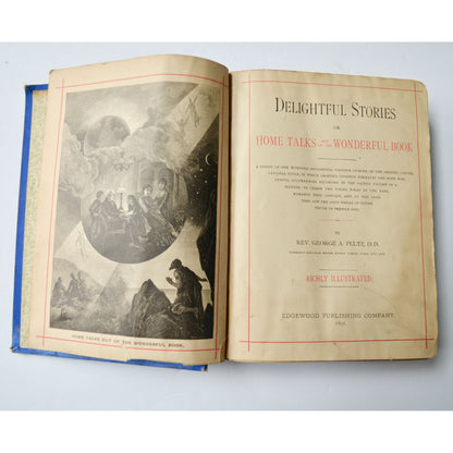 Delightful Stories 1891 Antique Book Rev. George Peltz