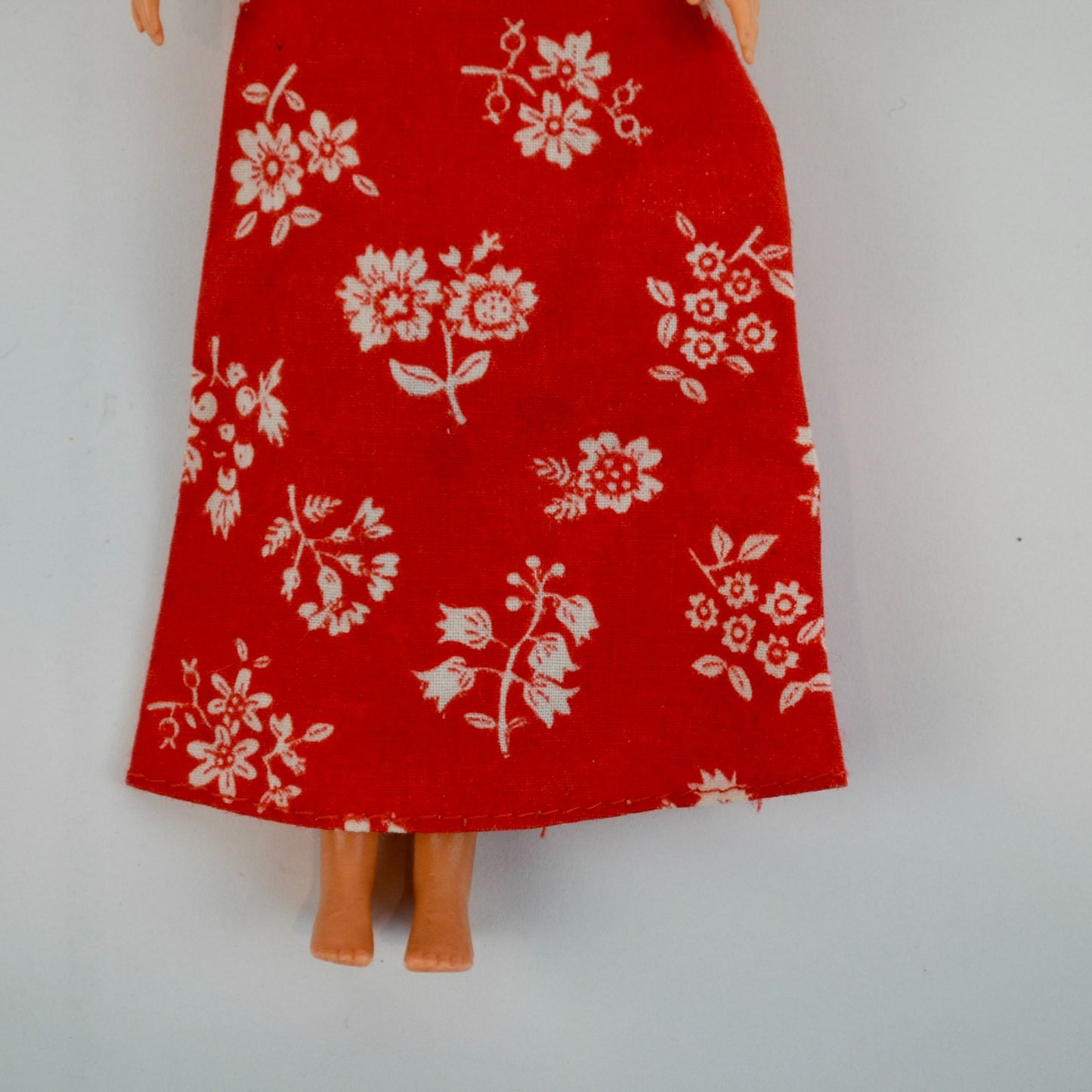 Mattel 1963 Scooter Doll Skipper's Best Friend Blonde Freckles Red Dress