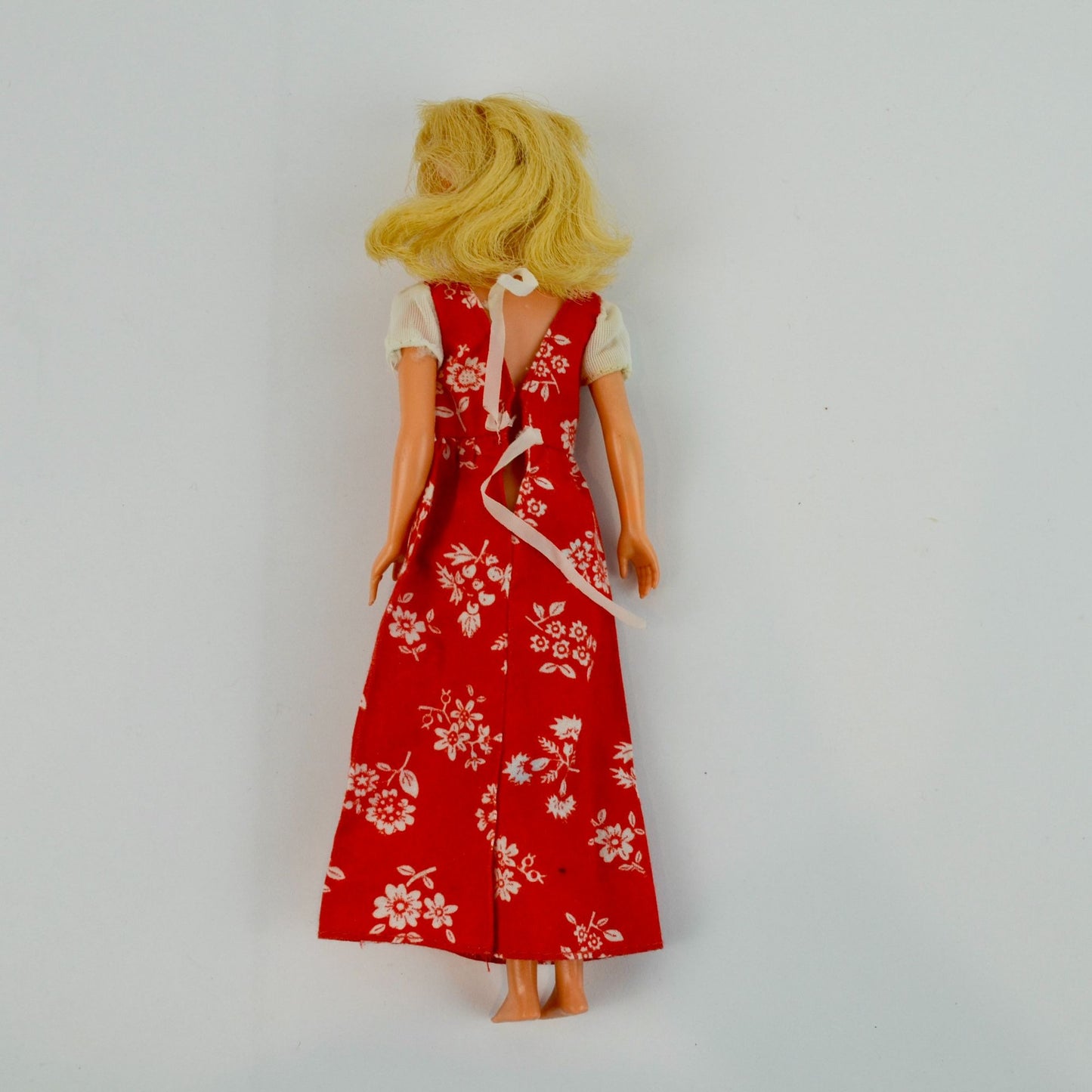 Mattel 1963 Scooter Doll Skipper's Best Friend Blonde Freckles Red Dress