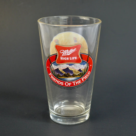 Miller High Life Friends of the Field Drinking Glass Pheasants