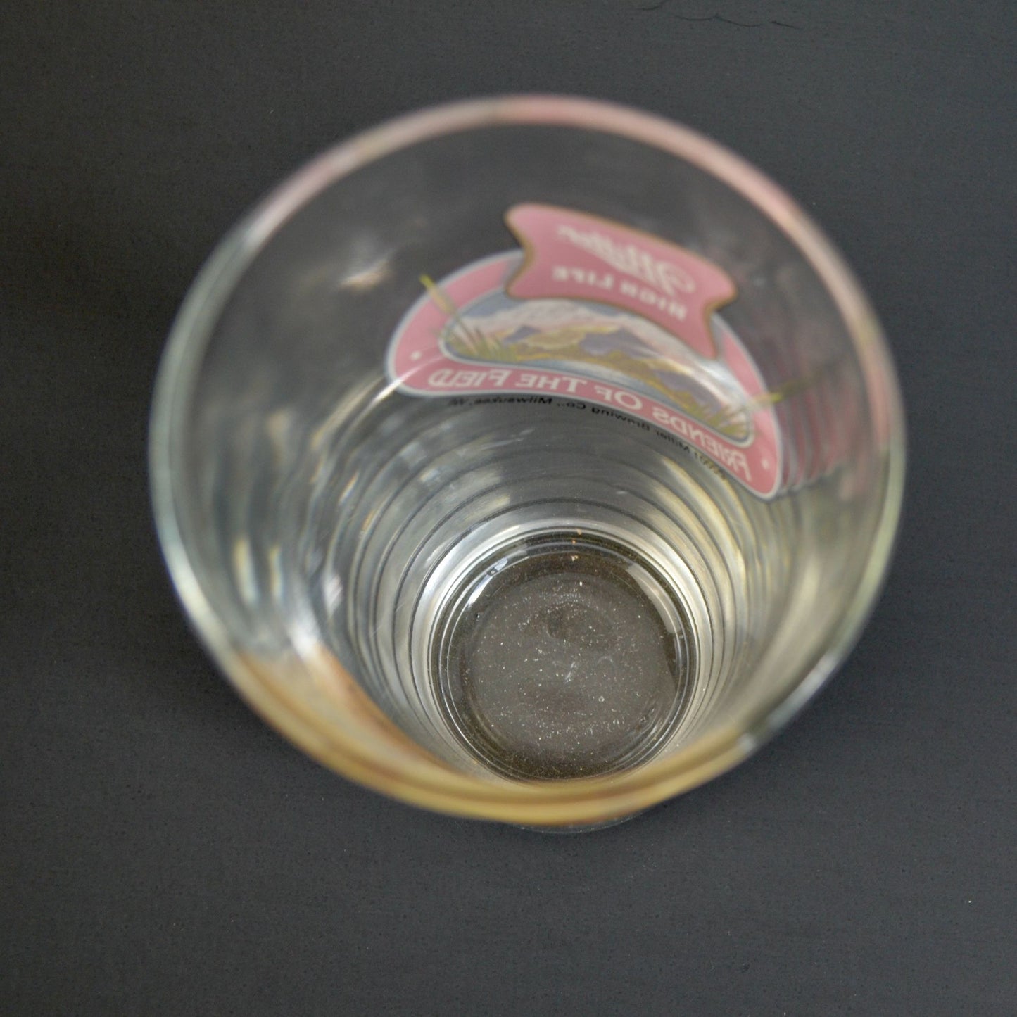Miller High Life Friends of the Field Drinking Glass Pheasants