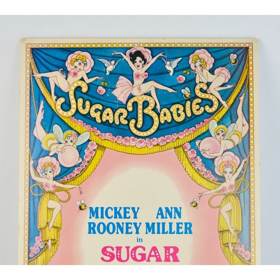 Sugar Babies 1979 Broadway Show Poster Mickey Rooney Ann Miller Minneapolis Orpheum
