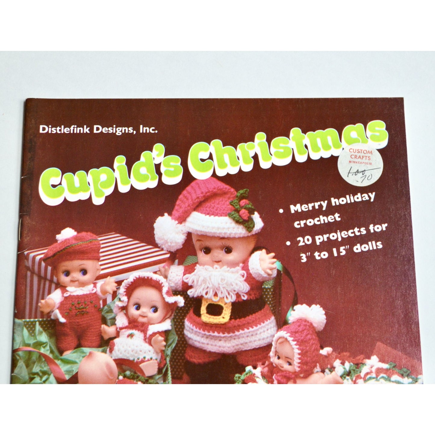Cupid's Christmas Distlefink Designs Holiday Patterns Vintage
