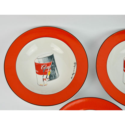 Andy Warhol Campbell's Soup Bowls Set of 3 Vintage