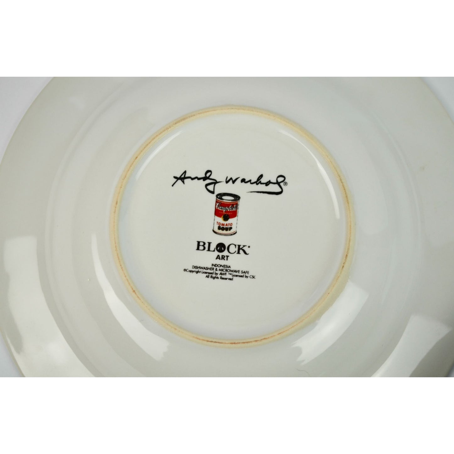 Andy Warhol Campbell's Soup Bowls Set of 3 Vintage