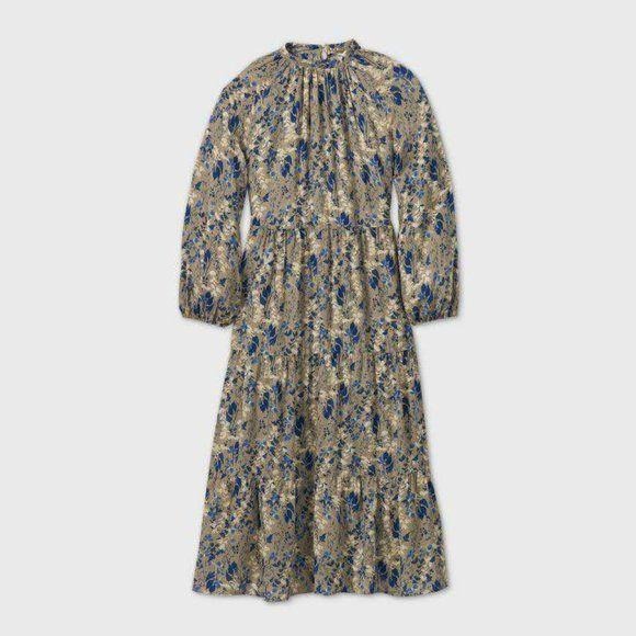 NEW Long Sleeve Tiered Dress - A New Day XS