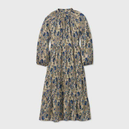 NEW Long Sleeve Tiered Dress - A New Day XS