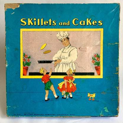 Vintage 1946 Skillets And Cakes No. 4170 Milton Bradley Board Game RARE!