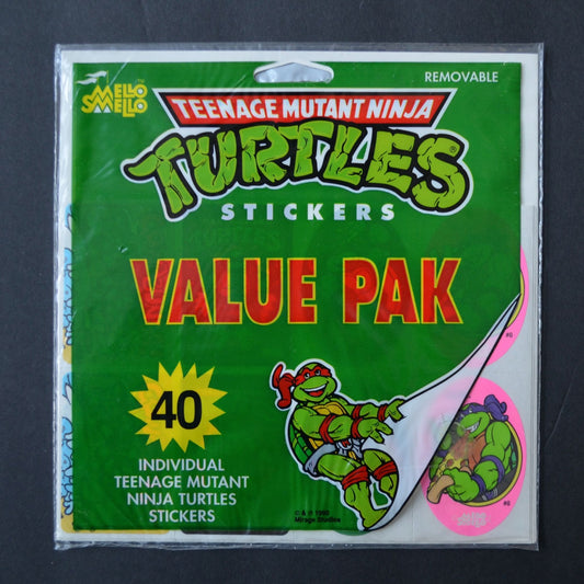 Mello Smello Teenage Mutana Ninja Turtles Stickers Value Pak Removable
