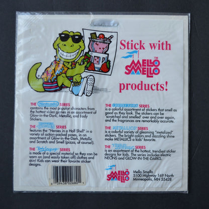Mello Smello Teenage Mutana Ninja Turtles Stickers Value Pak Removable