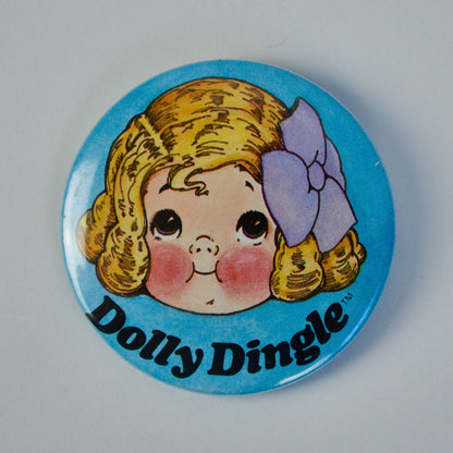 Dolly Dingle Pin Vintage 2.25" Button
