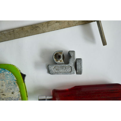Used Tool Lot- Stanley Utility Knife Plumb Bob Tubing Cutter Line Levels