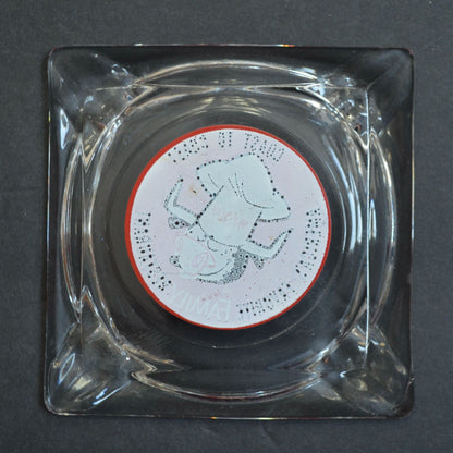 Mr. Steak Family Restaurant Vintage Square Ashtray