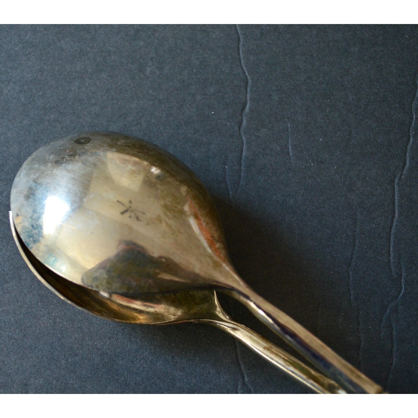 Vintage E. P. Zinc Serving Tongs Salad Pastry Bread Silver