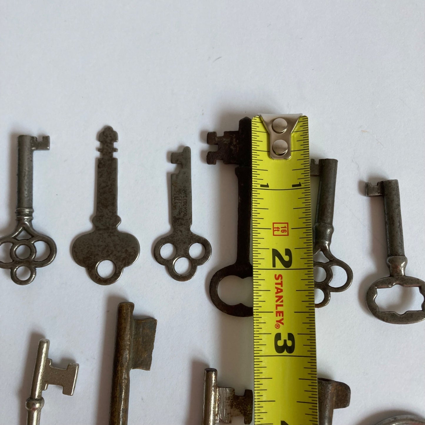 Lot 10 Antique Keys Skeleton Vintage Original