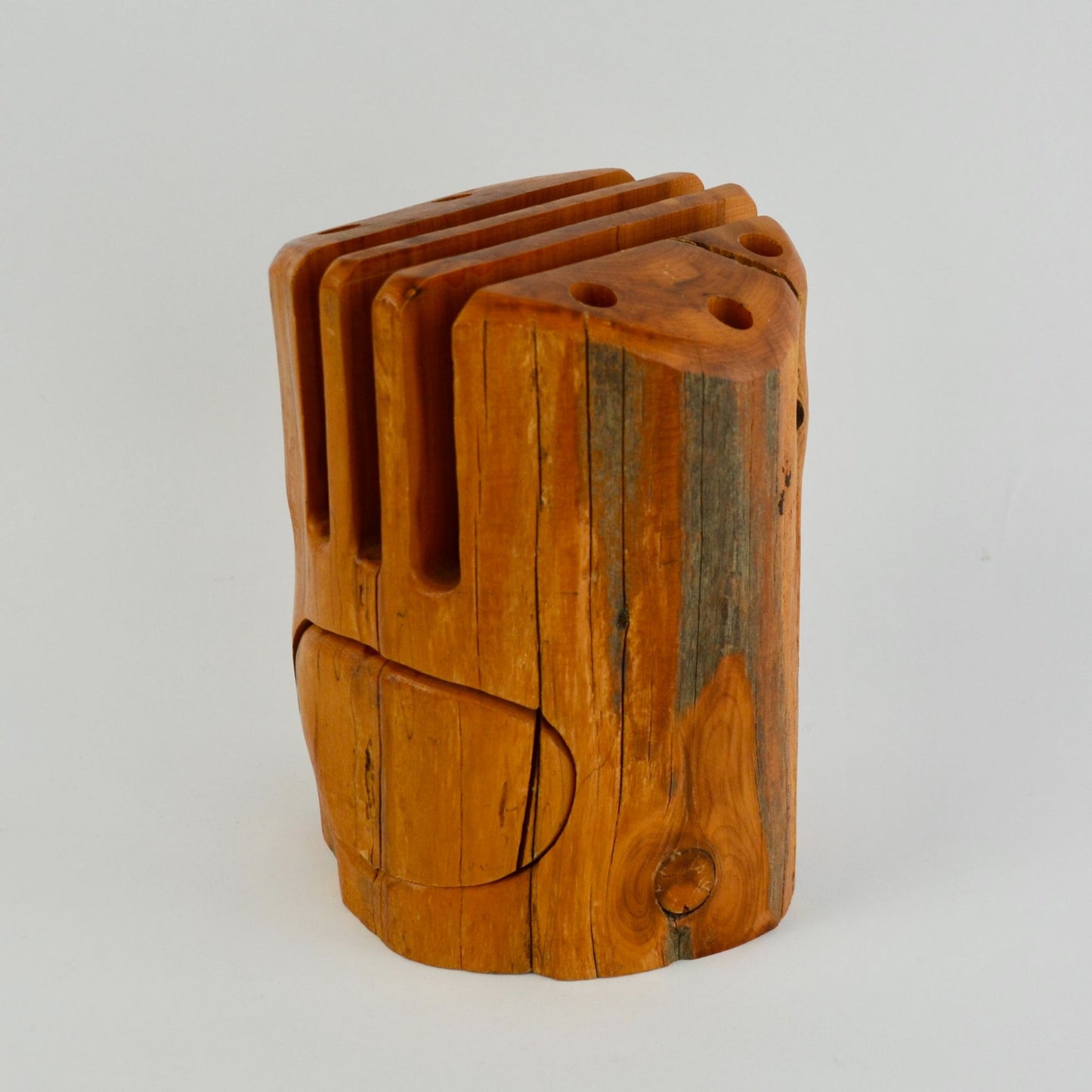 Richard Rothbard Natural Tree Wood Desk Organizer