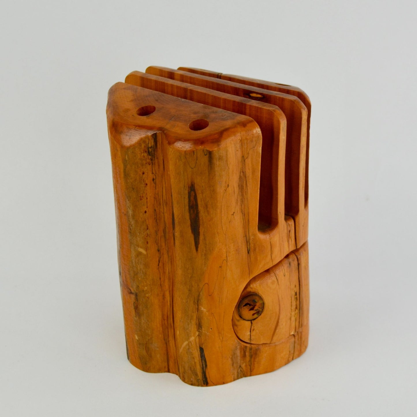 Richard Rothbard Natural Tree Wood Desk Organizer